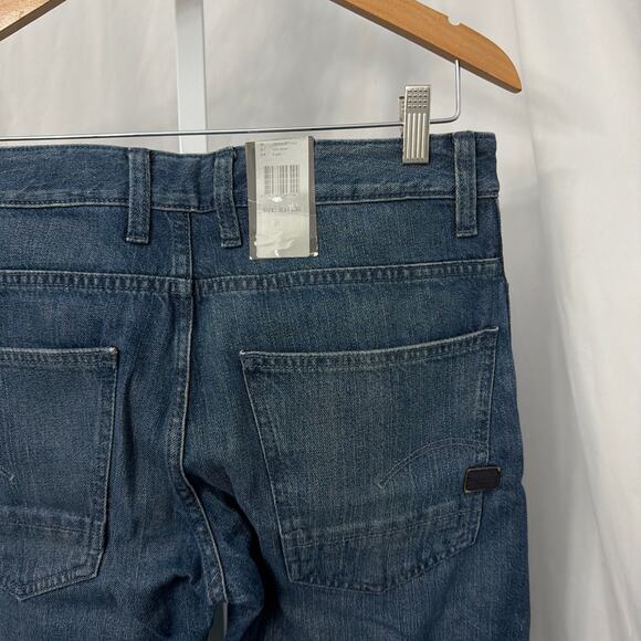 G Star Raw Jeans Mens 31 x 29 Motac Deconstructed 3D Slim Blue Motorcycle Moto - Picture 10 of 13